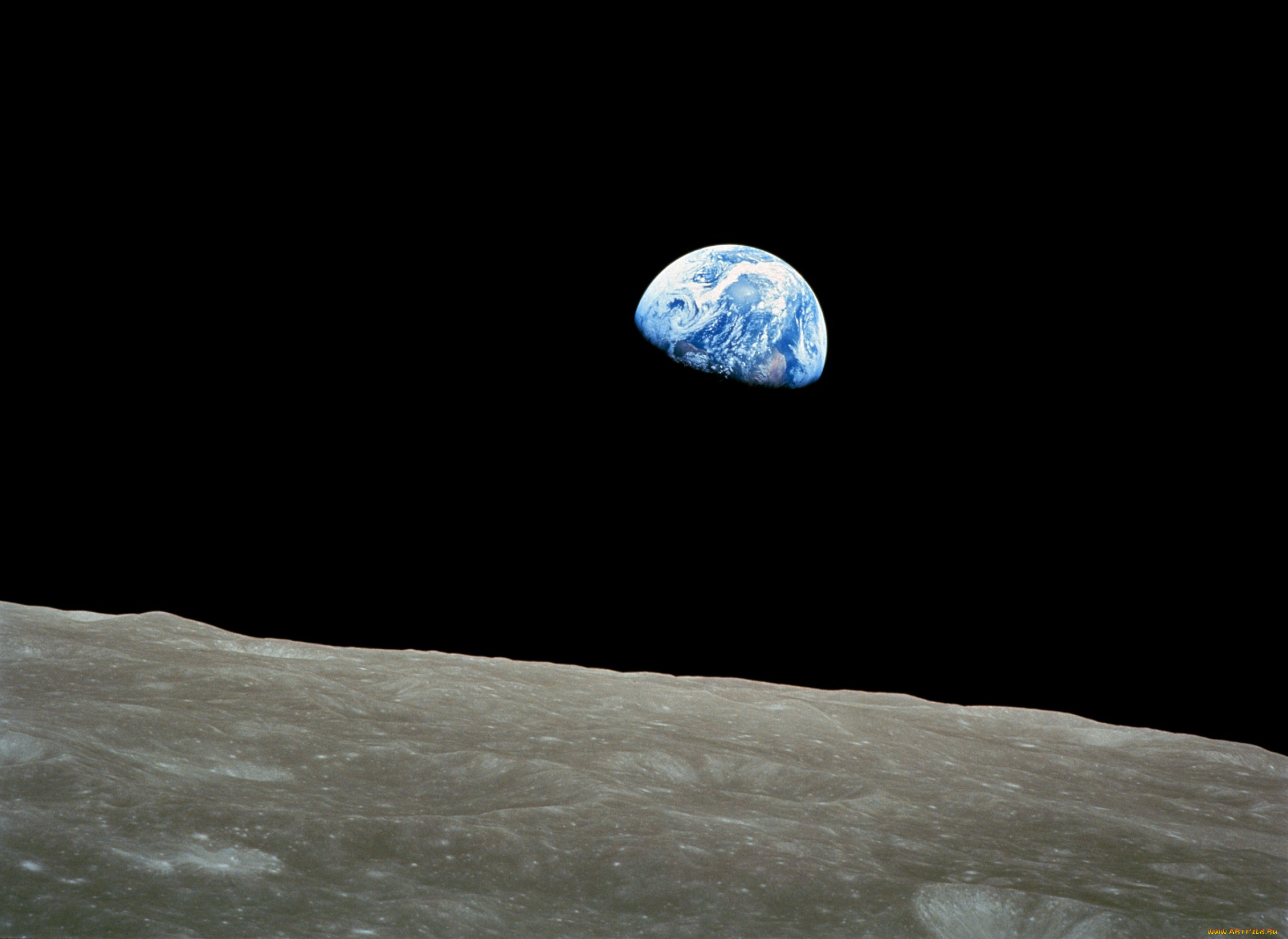 Восход земли Аполлон 8